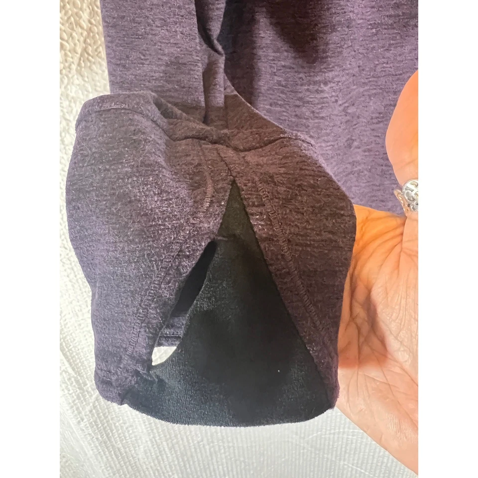Pullover púrpura mandarina sudadera con capucha cordón agujeros para el pulgar atletismo XXL Foto 4 de 4