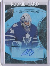2015-16 UPPER DECK TRILOGY ANTOINE BIBEAU LEVEL 2 ROOKIE PREMIERES AUTO /172