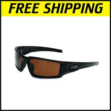 Elegant Uvex Hypershock Safety Glasses - Polarized Anti-Glare with Universal Fit