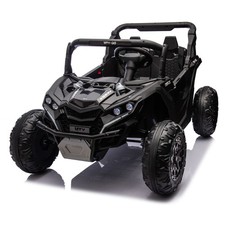 24V Two-Seater Kids Ride on UTV W/Parents Remote Control Black
