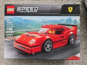 Lot of Two LEGO SPEED CHAMPIONS 75899 Laferrari & 75890 Ferrari F40 Competizone
