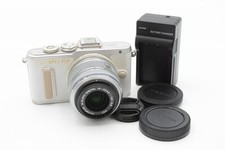 Excellent  OM SYSTEM OLYMPUS PEN E-PL8 White Body with 14-42mm IIR Silver L...