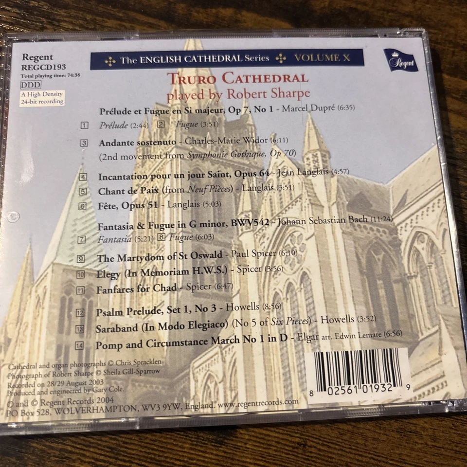 Robert Sharpe (Organ English Cathedral Series Volume X: Truro (Sharpe) (CD) — 第 2/3 张图片