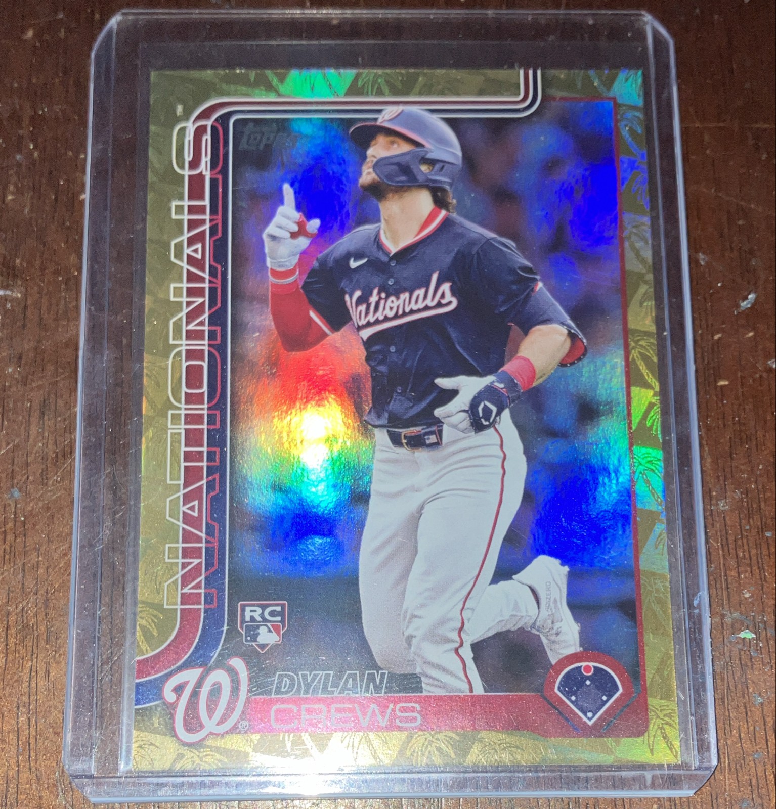 2025 Topps Series 1 - Dylan Crews #74 Spring Training Gold Foilboard 05/50 (RC)