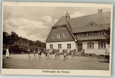 13996443 - 9438 Johanngeorgenstadt Rochlitzer children's home gymnastics in the morning