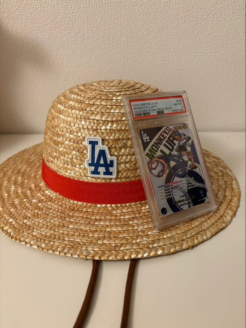 PSA 8 One Piece Promo Dodgers Night #010 Luffy Straw Hat Stadium