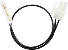 W11438736 Refrigerator Thermistor Compatible with Whirlpool, Maytag, White