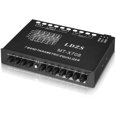 Car Stereo Tone Control Equalizer Front/Rear + Sub Output
