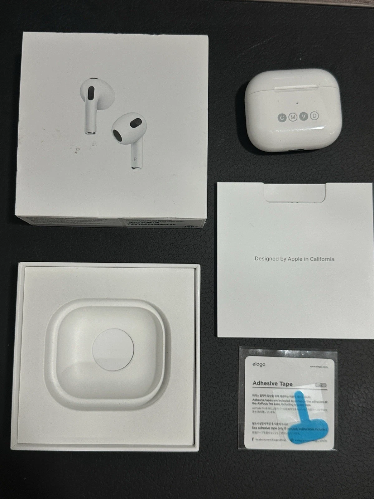 Apple AirPods 3rd Generation Wireless Headphones & Charging Case in Box - Tested