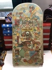 1950s Vintage Marx Deluxe State Fair Bagatelle Pinball Game Single Flipper