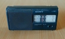 Vintage Sony ICF-380 AM/FM Portable Radio Working Battery Operated