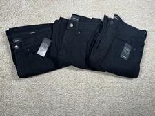 NEW Original Use Lot Of 3 Carpenter Pants 32x30 Black Relaxed Fit Double Knee
