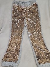 Grey sequin joggers 365 kids size 10 girls flippable sequins