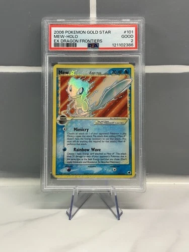 Pokémon - Mew Gold Star - 100/100 - EX Dragon Frontiers - PSA 2 - Good