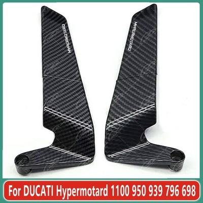 1Pair For DUCATI Hypermotard 1100 950 939 796 698 Mirror Wind Wing side Rearview