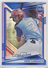 2022 Panini Elite Extra Edition Aspirations Blue 312/349 Yefri Carrasco #197 3j2