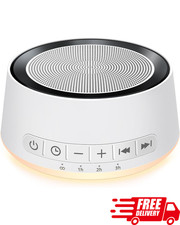 White Noise Sound Machine 30 Soothing Sounds Sleep Aid with Night Light  Timer