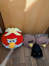Angry Birds Star Wars Plush lot of 4 2x Chewbacca Vader and Luke Skywalker