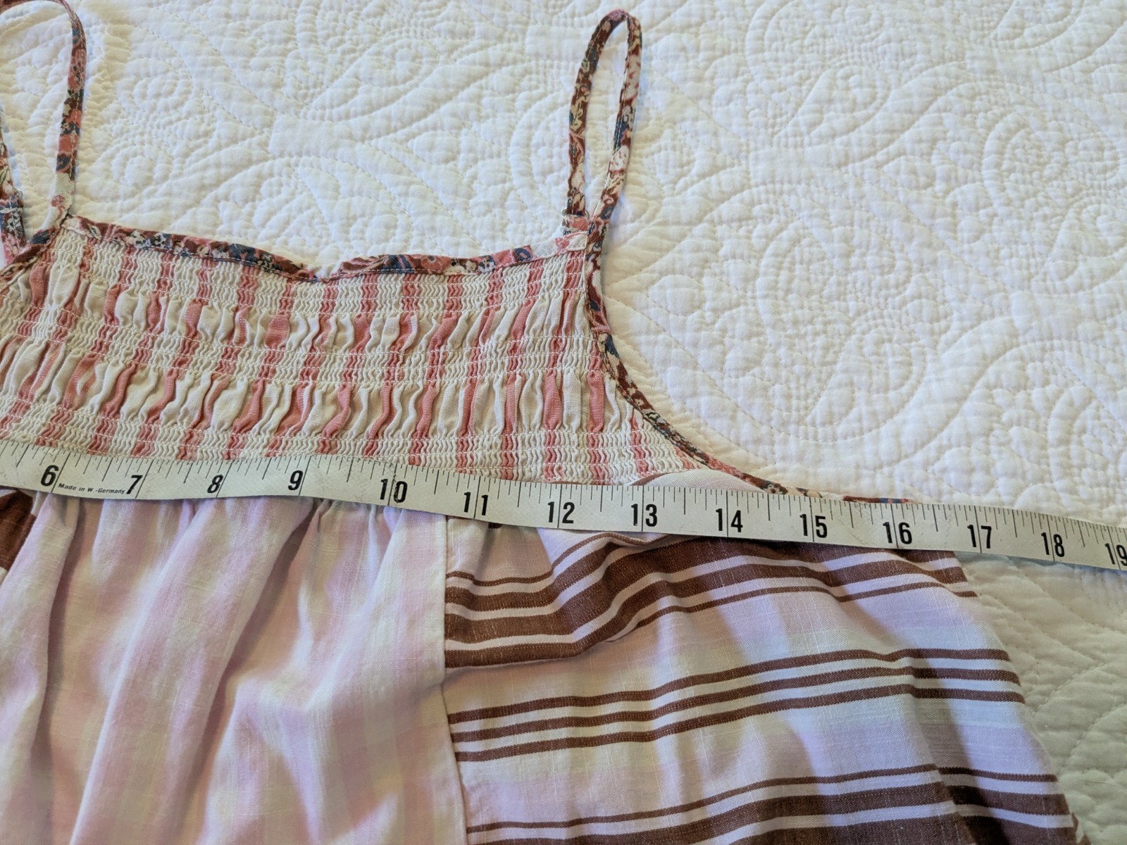 Universal Thread Gingham Floral Patchwork Tiered … - image 10