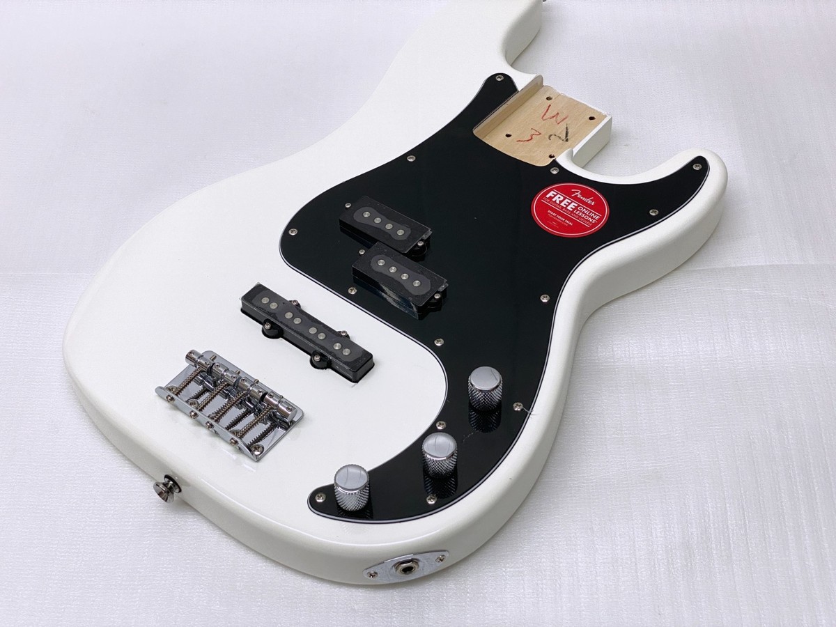 CHIP! Fender Squier Affinity FULLY LOADED PJ BASS Body