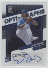 2022 Panini Donruss Optic Optigraphs Jake Brentz #OG-JB Auto 0c2