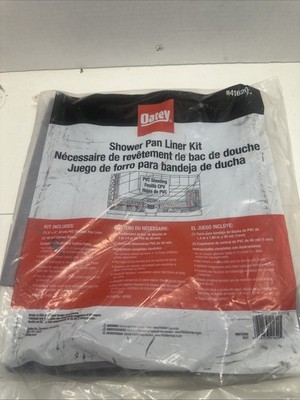 Oatey Shower Pan Liner PVC Waterproof Membrane 5 ft x 6 ft 40 Mil Shower Base