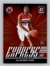 Alexandre Sarr 2024-25 Donruss Optic #11 Express Lane Washington Wizards