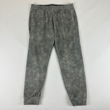 Adidas XL Mens Gray Speckled Jogger Sweatpants Athletic Training Casual Pants