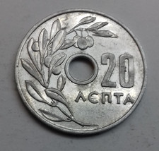 Griechenland  20 Lepta, 1954 ## Be1-5C