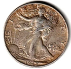 1942  Walking Liberty Half Dollar