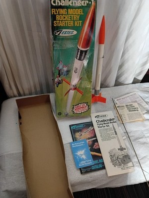 Vintage Estes Model Rocketry Starter Kit Challenger Rocket Kit UNUSED NICE!