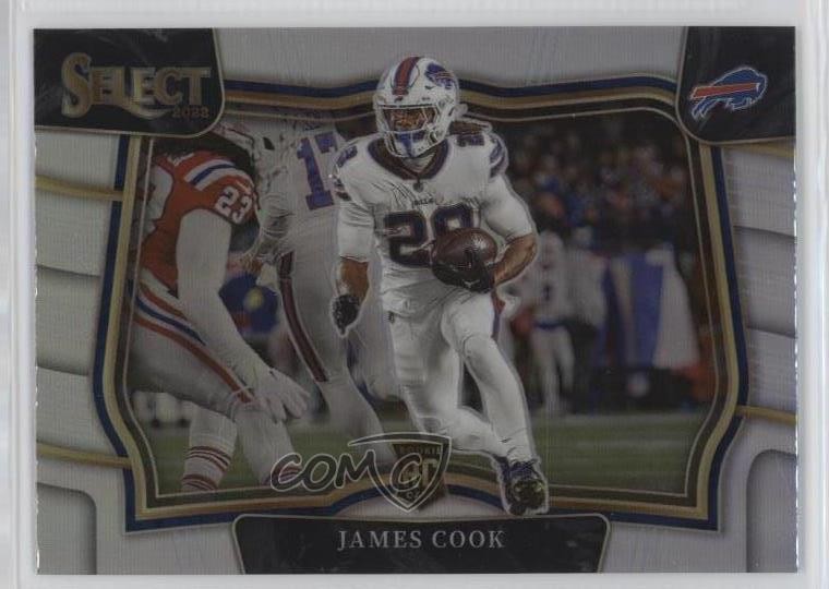 2022 Panini Select Field Level Silver Prizm James Cook #425 Rookie RC 1d3i