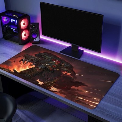 40*90cmHorus Heresy Large Gaming Mouse Pad-Non-Slip Rubber Base,Smooth Surfa