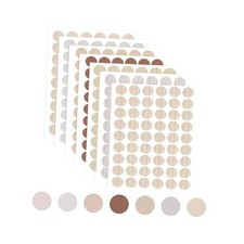 378 PCS Screw Hole Cover Sticker 7 Sheets 54 in 1 Self Adhesive Screw Covers