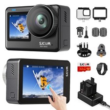 SJCAM SJ11 Active 4K Dual Touchscreen Action Camera Motorcycle Helmet Camera