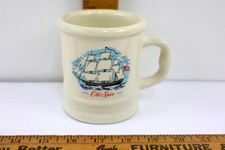 Vtg Old Spice 12 Oz Coffee Mug Heavy Shaving Mug The Grand Turk Sailing Ship