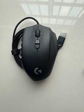 Authentic Logitech G600 MMO Gaming Mouse 20 Programmable Buttons Black Wired USB