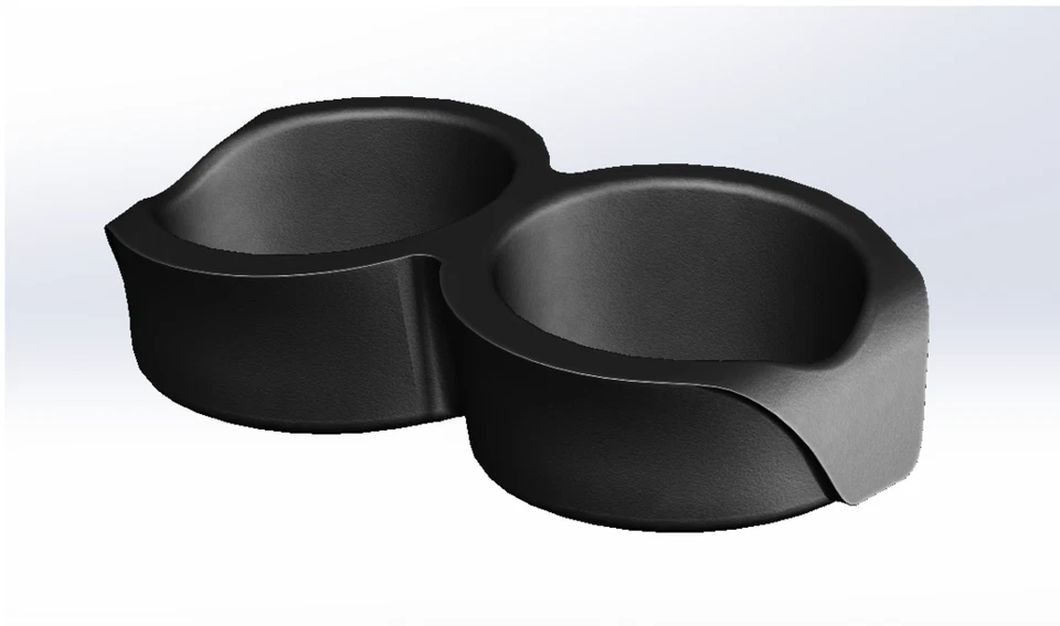 1st Gen Chevrolet S10 Blazer, GMC Jimmy & Oldsmobile 3D Print Cup Holder Insert - Image 3 of 4