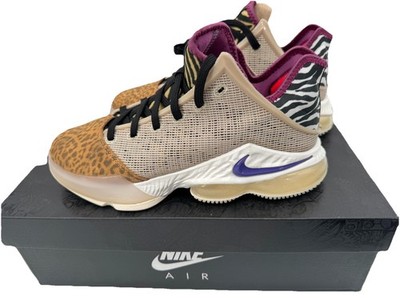 Nike Lebron 19 Low Shoes ''Safari'' Rattan Sail Black DM1058-200 Men's 11