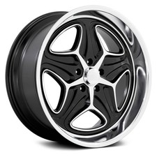 Foose F171 Merlot Wheels 22x9 15 5x120.65 72.56 Black Rims Set Of 4