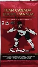 2026 Tim Hortons Team Canada Trading Cards ONE Pack - PER ORDER -