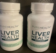 PureHealth Research Liver Health Detox & Cleanse Repair Capsule 2 BOTTLES