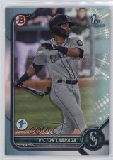 2022 Bowman 1st Edition Sky Blue Foil Victor Labrada #BPPF-150 tm7