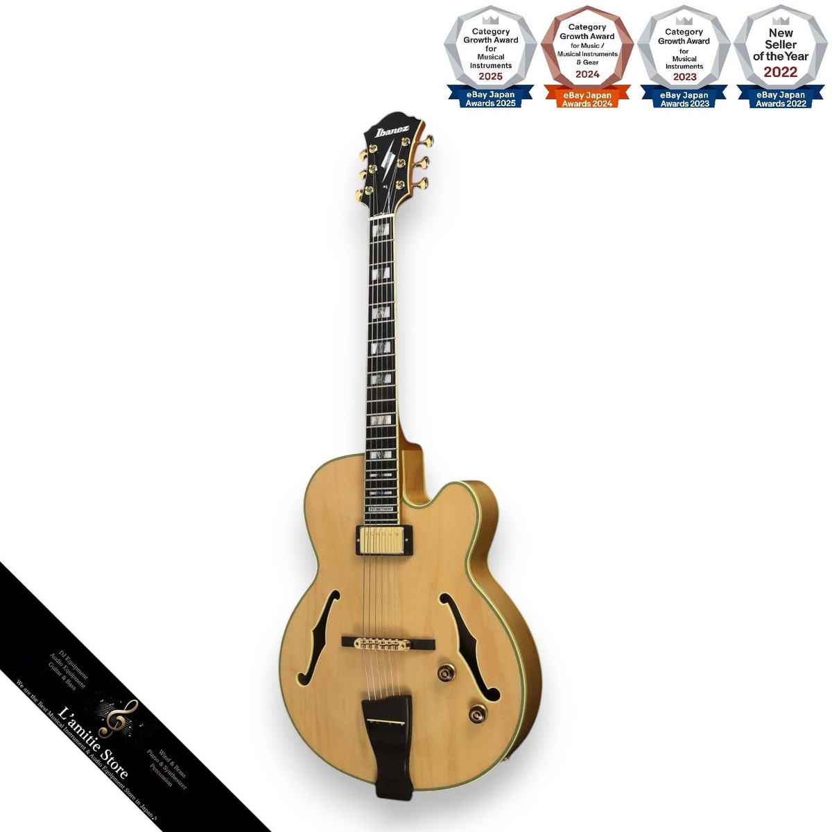 Ibanez PM200 Pat Metheny Signature Acoustic Guitar Maple Ebony