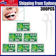 300×Dental Floss Picks Teeth Toothpicks Stick Oral Care Tooth Heathy Clean Floss