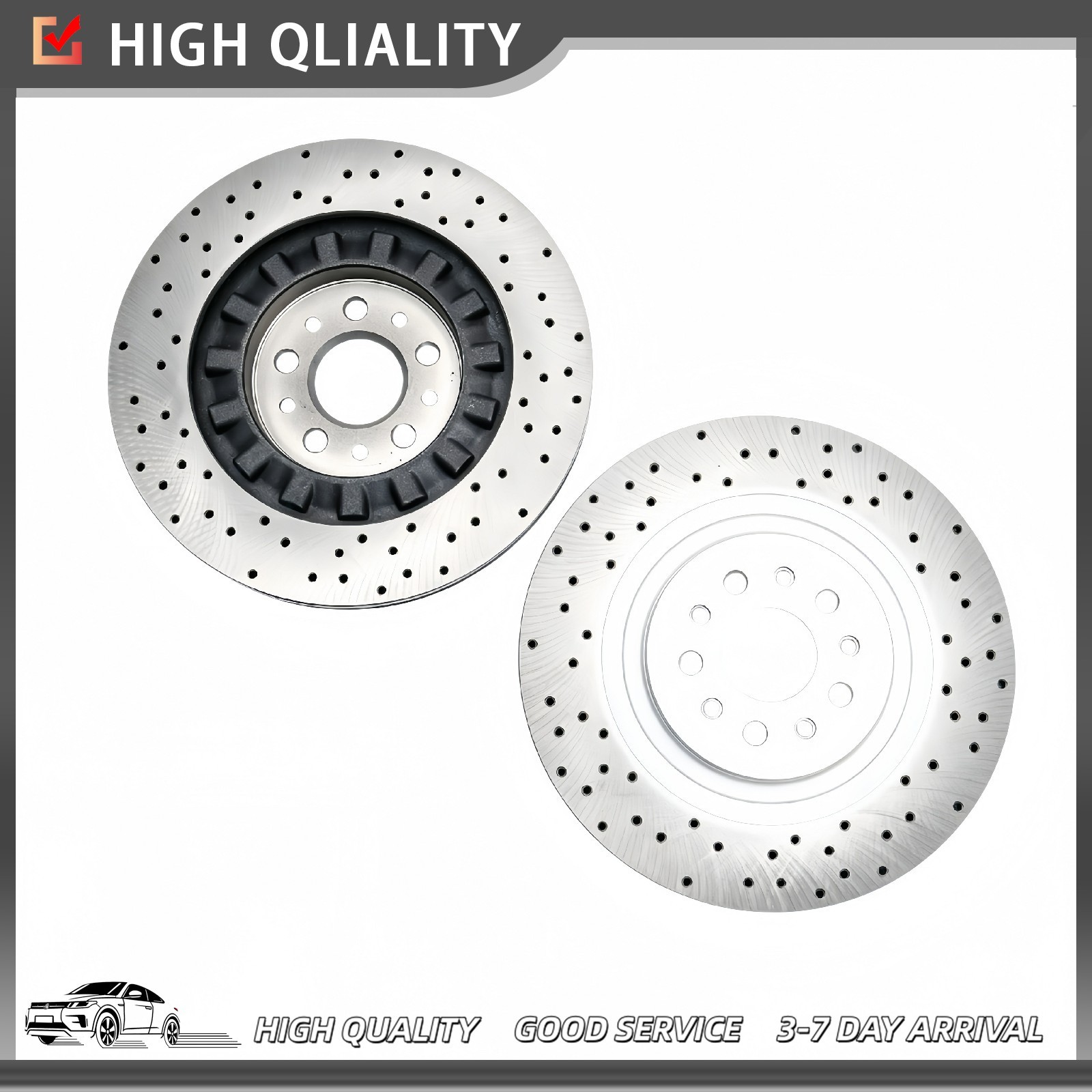 Maserati Ghibli 2014-2021 Front Brake discs Pair P/N 670030935
