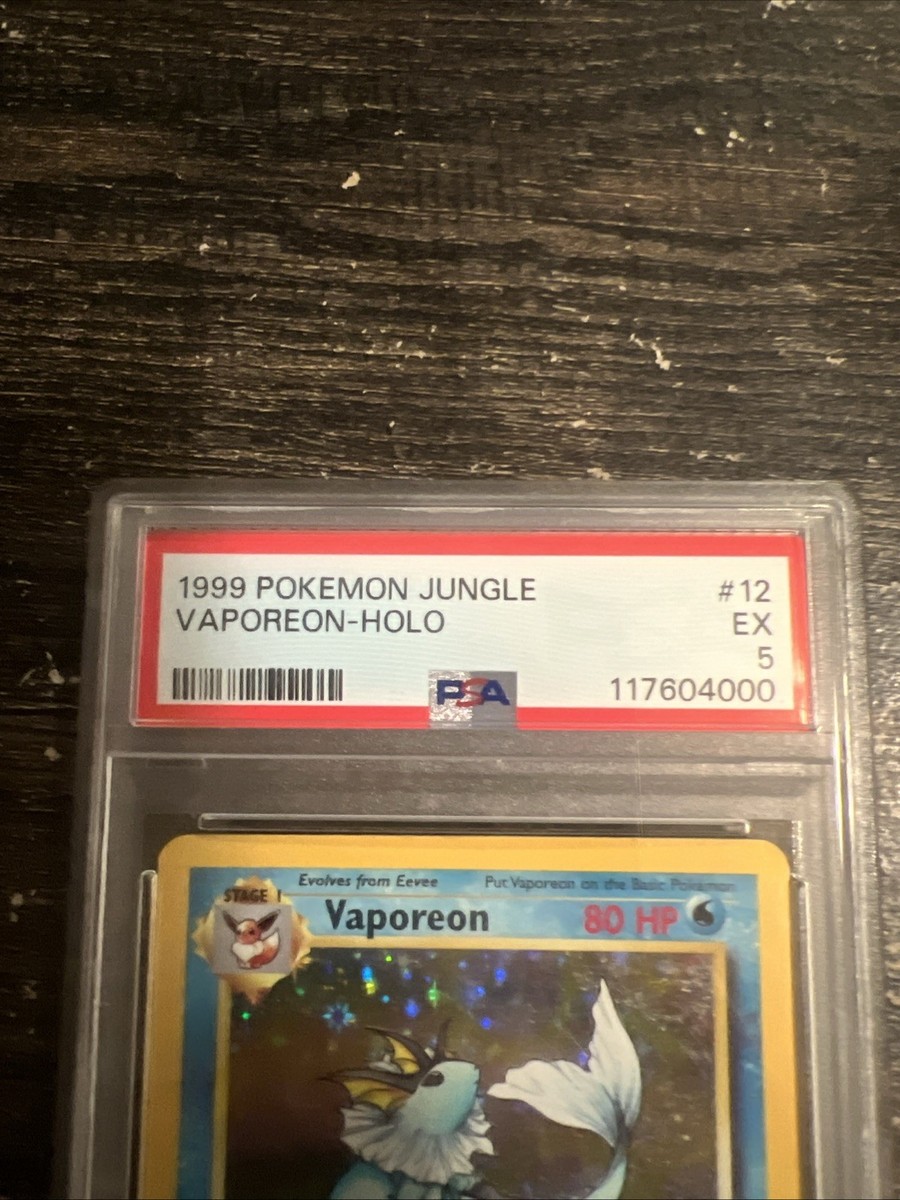 Vaporeon 12/64 Jungle Holo for sale online | eBay