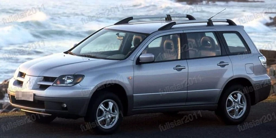 Par de grelha de radiador superior para-choque dianteiro para Mitsubishi Outlander 2003-2006 - Imagem 3 de 3