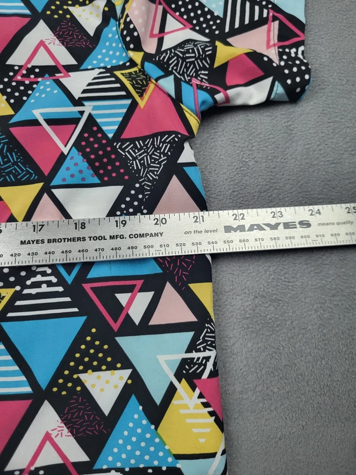 Camisa Fresh Prince Of Bel Air Para Hombre Mediana Negra AOP Geométrica Ligera Voluntad Foto 2 de 4