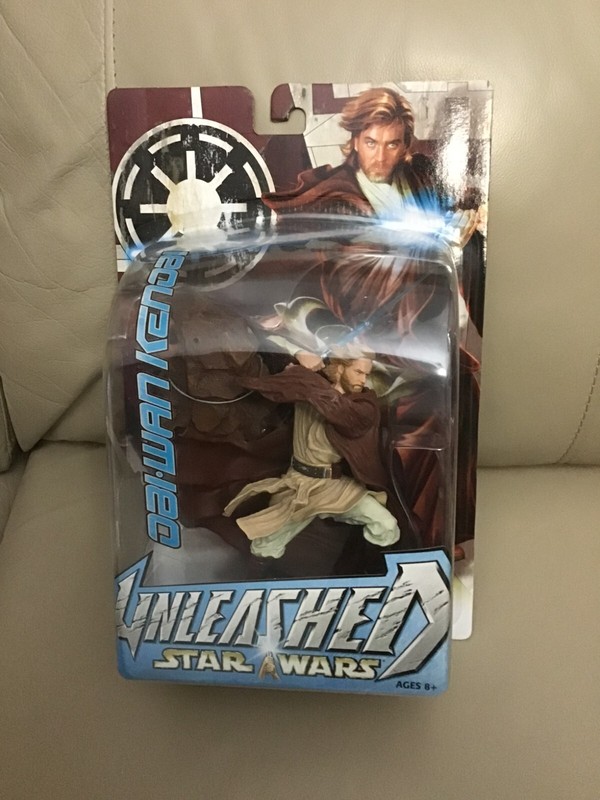 Unleashed Star Wars Obi Wan Kenobi Sculpture 2004 Hasbro Sealed
